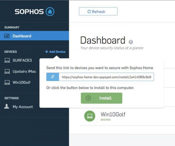 Sophos virusscanner