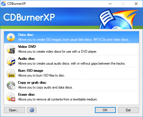 cdburnerxp gratis software